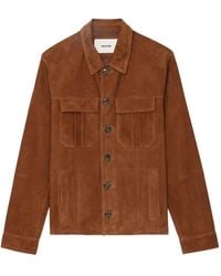 Zadig & Voltaire - Geknöpfte Jacke Aus Wildleder - Lyst