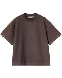 Carhartt - Camiseta Lambert Con Logo Bordado - Lyst