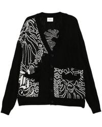 A Bathing Ape - Graphic-Print Cardigan - Lyst