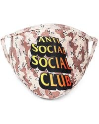 ANTI SOCIAL SOCIAL CLUB - Logo-Print Face Mask - Lyst