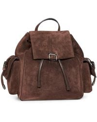 Brunello Cucinelli - Suede Sartorial Backpack - Lyst