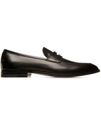 Bally - Webb Leather Loafers - Lyst