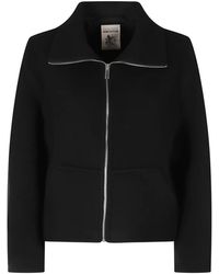 Semicouture - Jeane Zip-Up Button-Detail Jacket - Lyst
