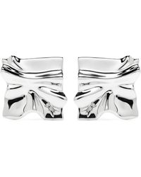 Patrizia Pepe - Crinkled Earrings - Lyst