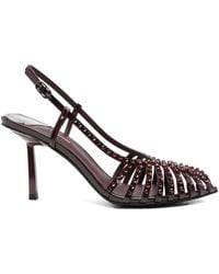 Le Silla - Sandalen Verfraaid Met Kristal - Lyst