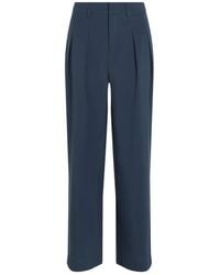 Calvin Klein - Tailored Wide-Leg Trousers - Lyst