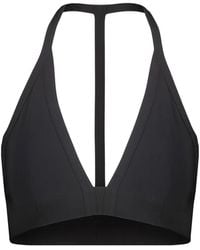 Rick Owens - V-Neck Halter Bikini Top - Lyst