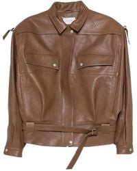 Magda Butrym - Button Belted Jacket - Lyst