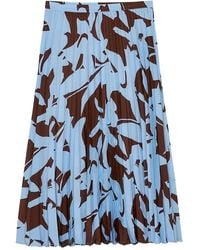 Marc O' Polo - Gonna Plissettata Con Stampa Astratta - Lyst
