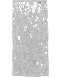 Patrizia Pepe - Sequinned Midi Skirt - Lyst