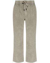 Dolce & Gabbana - Logo-Plaque Corduroy Trousers - Lyst