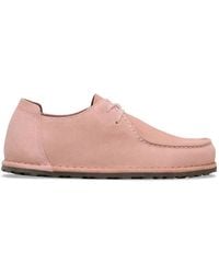 Birkenstock - Utti Suede Lace-Up Shoes - Lyst