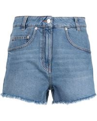 IRO - Cotton Denim Shorts - Lyst