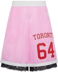 DSquared² - Perforated Lace-Trim Shorts - Lyst