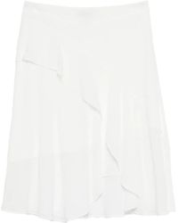 Barbara Bui - Minifalda Asimétrica Con Botones - Lyst