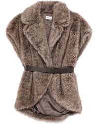 P.A.R.O.S.H. - Belted Gilet - Lyst