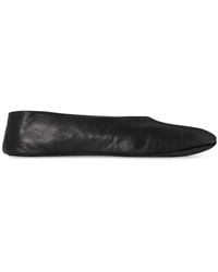 The Row - Stella Slipper In Leather - Lyst