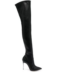 Casadei - Blade Eco Leather Over The Knee Boots - Lyst