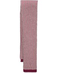 Missoni - Striped Knitted Wool Scarf - Lyst