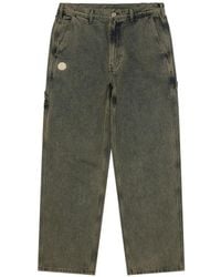 Aape By A Bathing Ape - Aapenow Logo-Embroidered Cargo Pants - Lyst