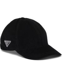 Prada - Corduroy Baseball Cap - Lyst