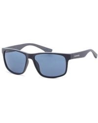 Calvin Klein - Matte-Finish Rectangle-Frame Sunglasses - Lyst