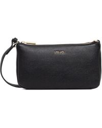 Liu Jo - Logo-Detail Zip-Up Crossbody Bag - Lyst