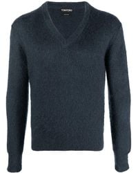 Tom Ford - V-Neck Knitted Jumper - Lyst