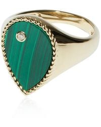 Yvonne Léon - 9Kt Malachite Ring - Lyst