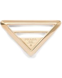 Prada - Metal Scarf Ring - Lyst