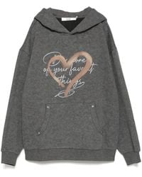 B+ AB - Hoodie À Imprimé Graphique - Lyst