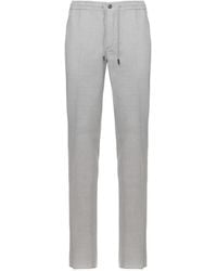 Incotex - Drawstring Straight Trousers - Lyst