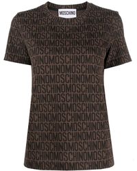 Moschino - Logo-print Short-sleeve T-shirt - Lyst