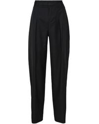 SONIA CARRASCO - Pleated Pinstripe Trousers - Lyst