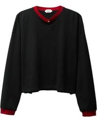 Versace - Camisa Con Cuello En V Y Botones - Lyst