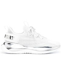 Philipp Plein - Metallic-Logo Sneakers - Lyst