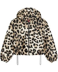 Givenchy - Leopard-Print Jacquard Windbreaker - Lyst