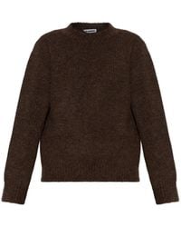 Jil Sander - Ribbed-Knit Crew-Neck Sweater - Lyst