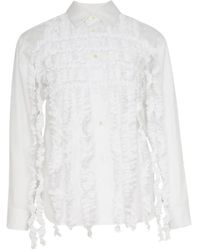 Tao Comme Des Garçons - Ruffle-Trimmed Shirt - Lyst