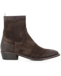 Officine Creative - Suede Ankle Boots - Lyst