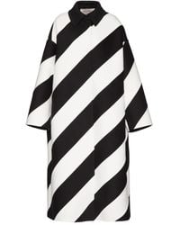 Valentino Garavani - Compact Drap Strhype Coat - Lyst