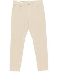 PT Torino - Pantalones Con Cinco Bolsillos Y Efecto De Pana - Lyst