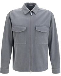 Laminar - Zip-Up Corduroy Shirt Jacket - Lyst