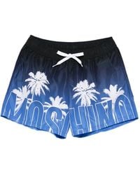 Moschino - Silk And Nylon Blend Quick-Dry Swimwear - Lyst