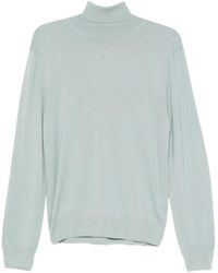 Canali - Jersey de punto con cuello vuelto - Lyst