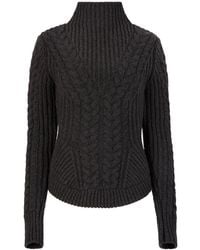 Nina Ricci - Cable-Knit Wool-Blend Jumper - Lyst