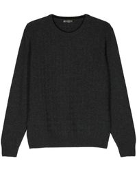 Corneliani - Jacquard-knit wool-blend jumper - Lyst