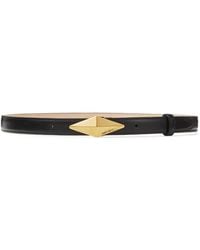 Jimmy Choo - Diamond Leather Belt - Lyst