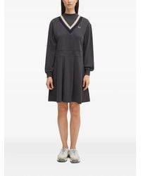 Fred Perry - Mini-Jurk Met Geborduurd Logo - Lyst