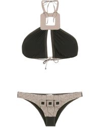 Amir Slama - Bikini Met Geometrische Print - Lyst
